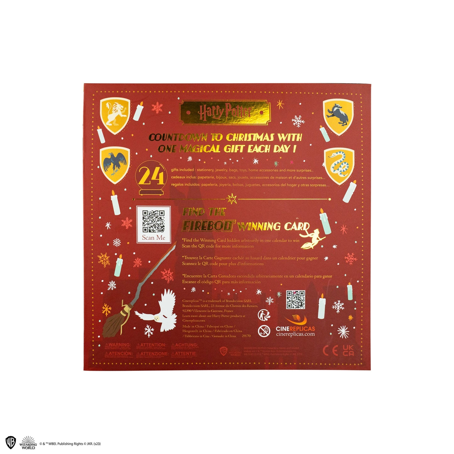 Calendrier de l'avent Harry Potter - Deluxe