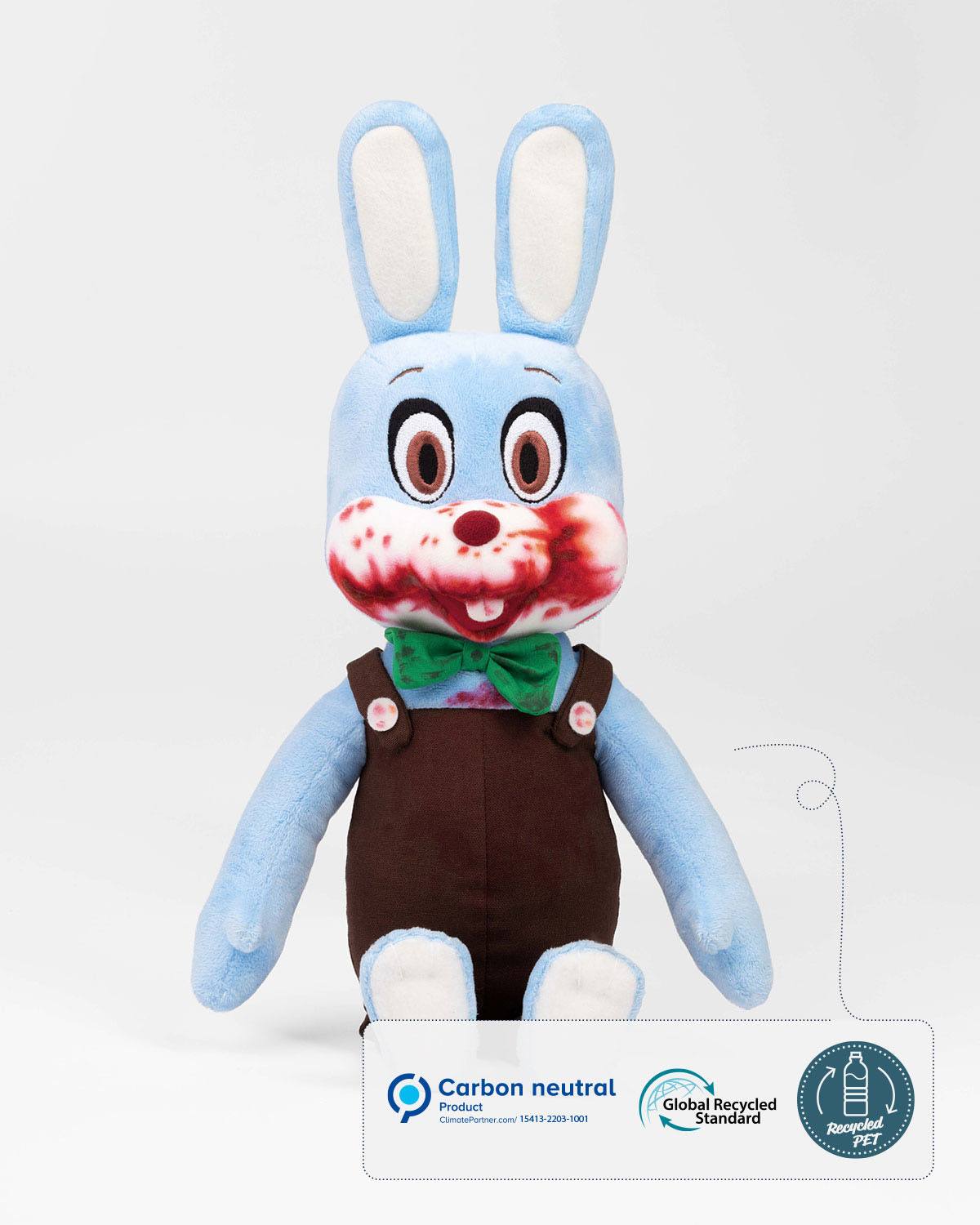Robbie, o Coelho Azul de Peluche 