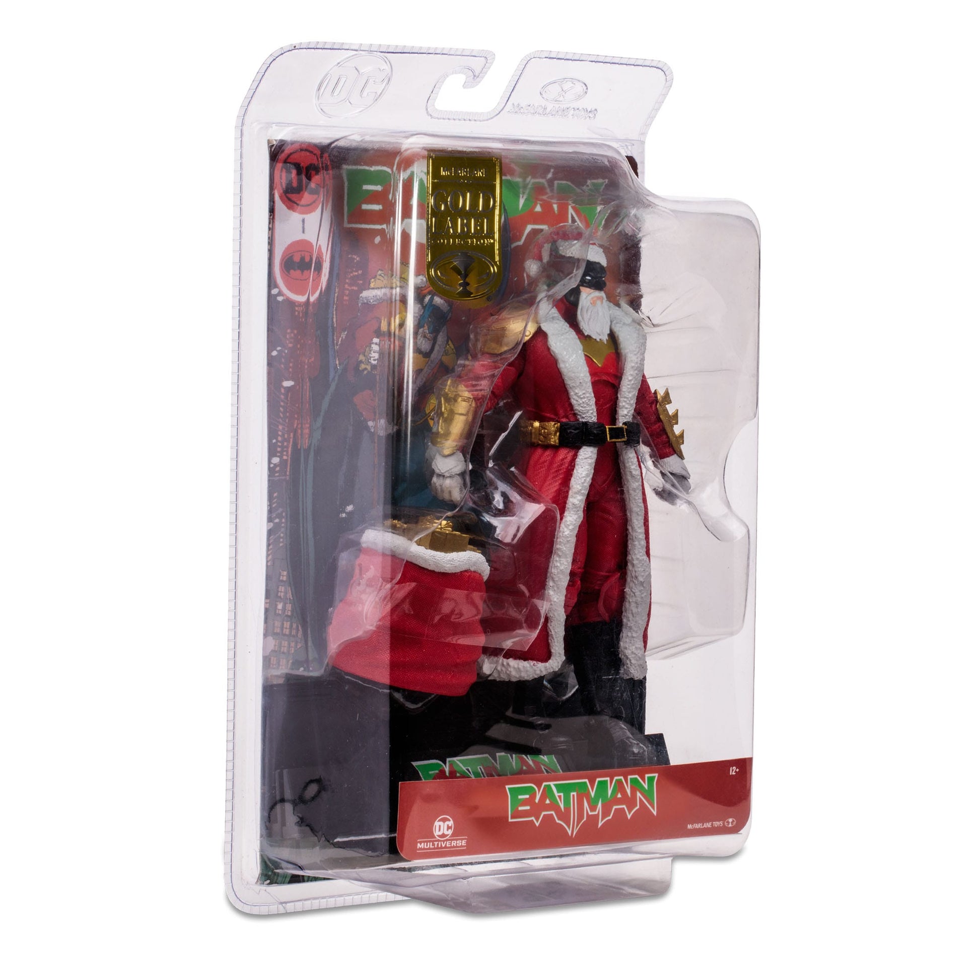 batman santa red gold label mcfarlane toys