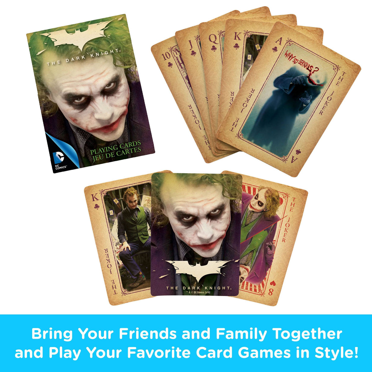 Juego de cartas de DC Comics - Joker Heath Ledger 