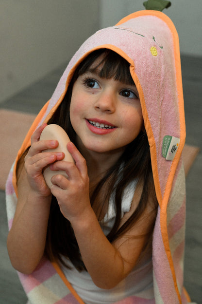 Serviette à capuche Mandy Mandarin