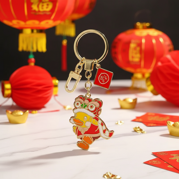 Schlüsselanhänger mit chinesischer Tigerente