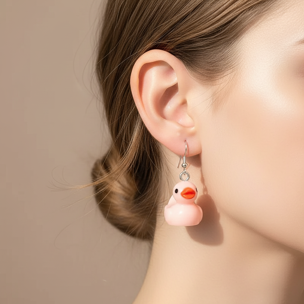 Boucles d'Oreilles Canard