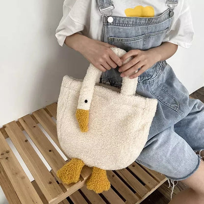 Bolsa de pato branco