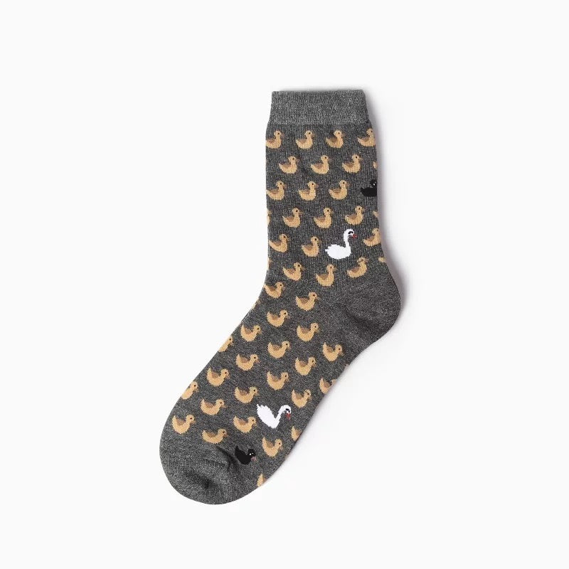 Chaussettes Canards Femme | Paire de chaussettes 35-42 canard de bain