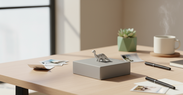 Magnetische fotohouder met dinosaurusmotief