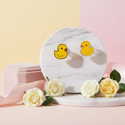 Pendientes Pato Amarillo