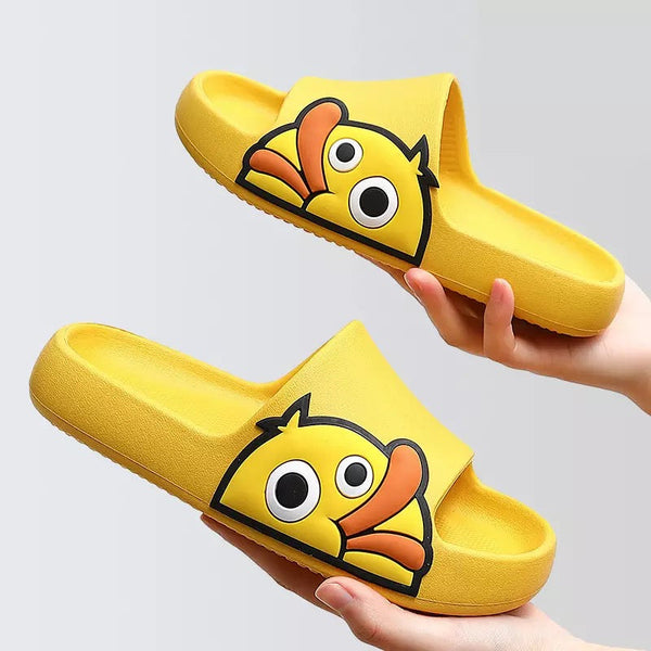 Chinelo em forma de pato