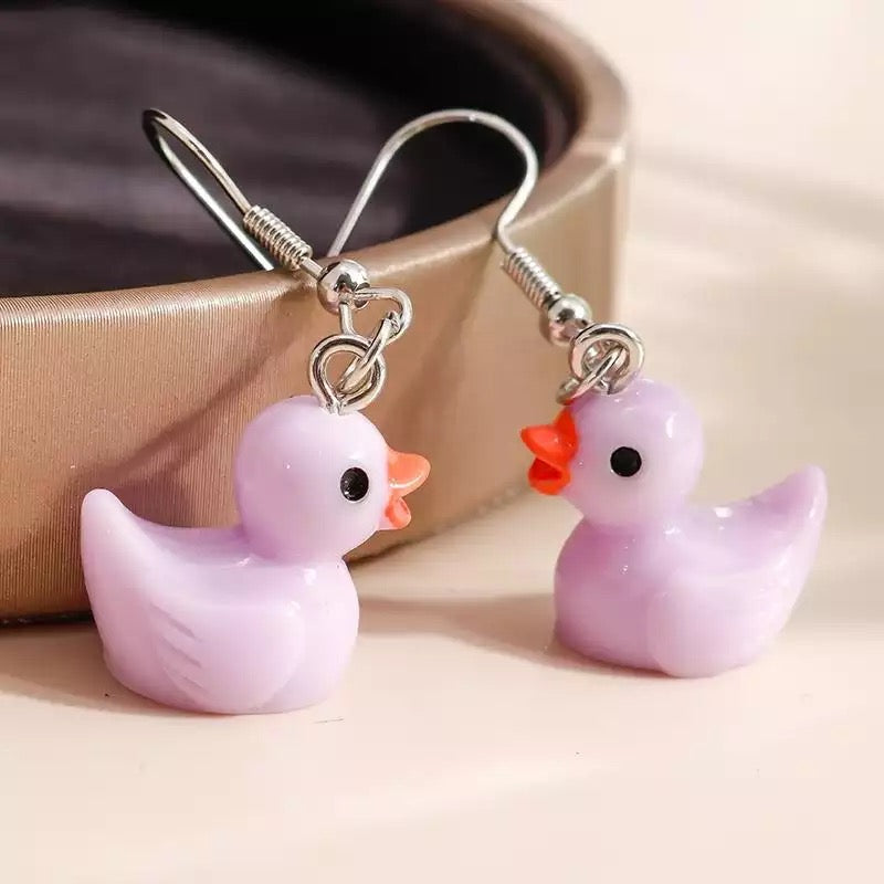 Aretes de pato