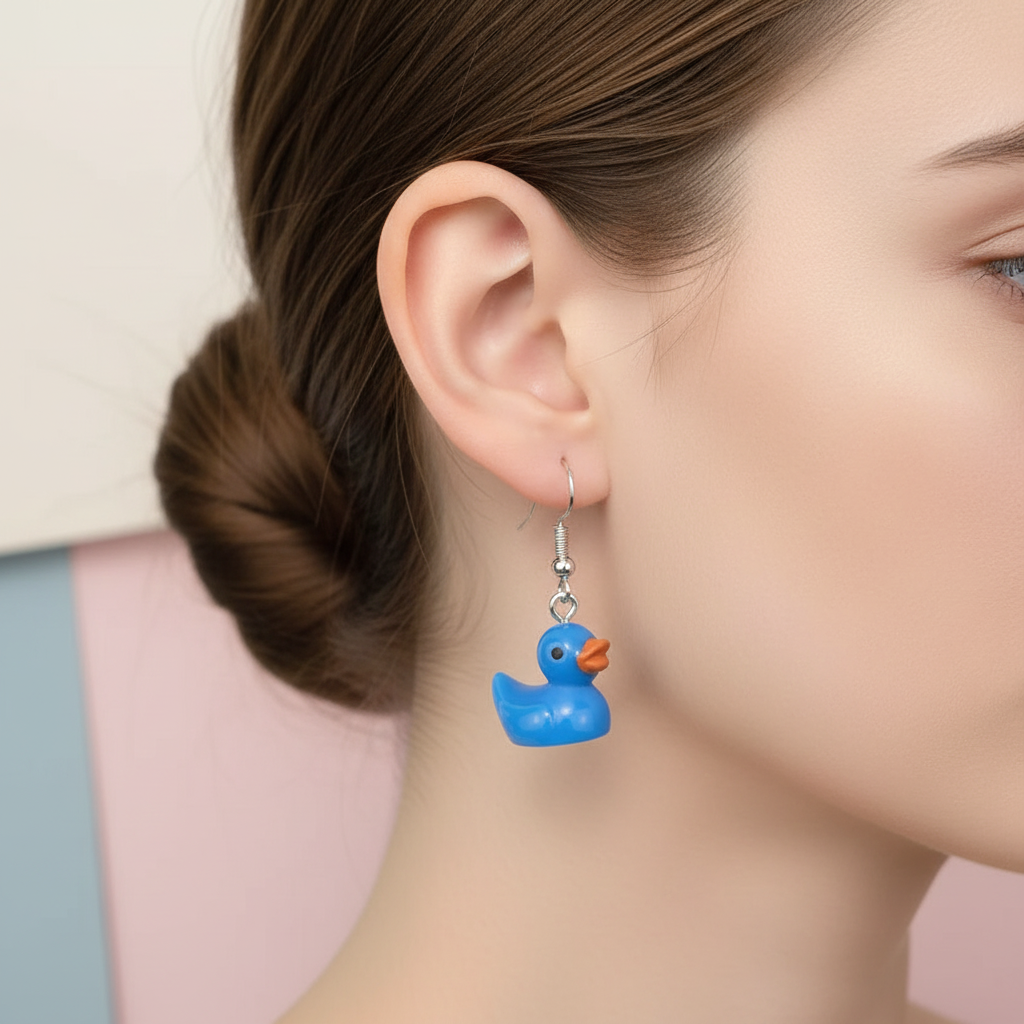 Boucles d'Oreilles Canard