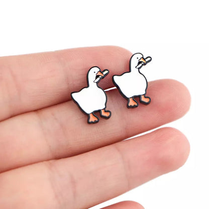 Boucles d'Oreilles Canard Couteau