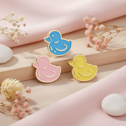 Yellow Bath Duck Pins