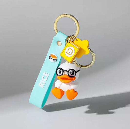 Keychain de pato branco