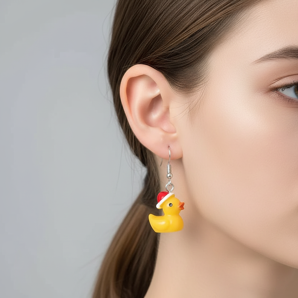 Boucles d'Oreilles Canard