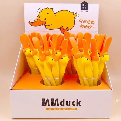 Duck pen long beak