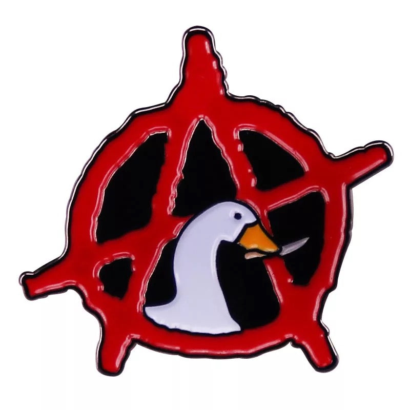 Pins Canard Anarchiste