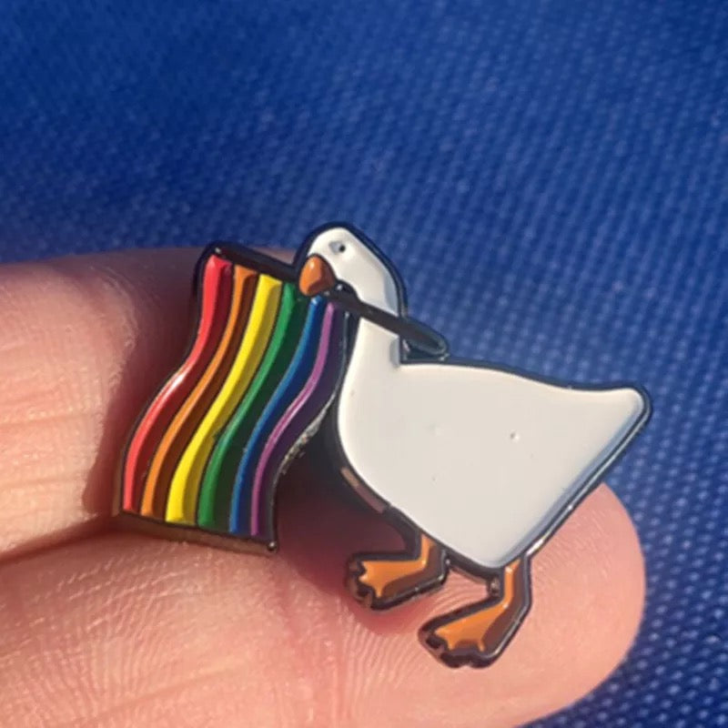 LGBT Flag Duck Pins