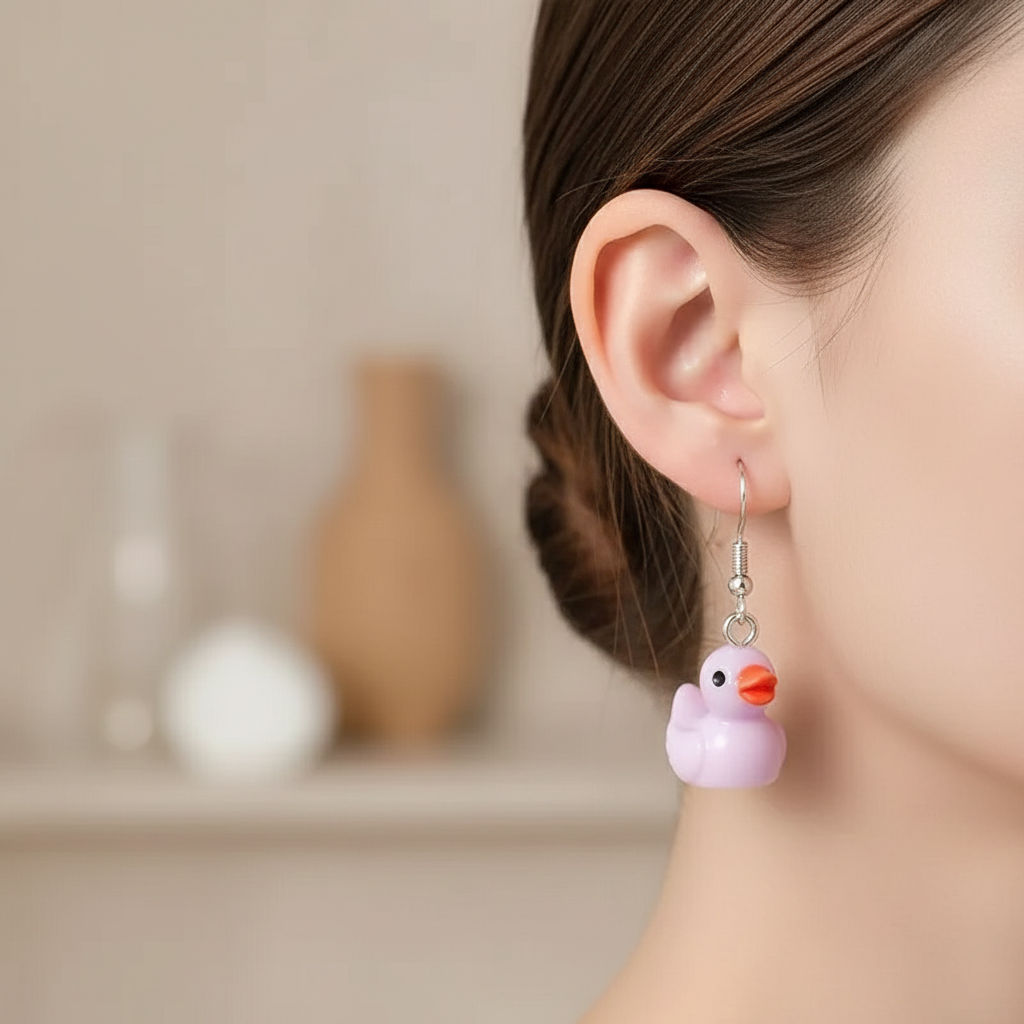 Boucles d'Oreilles Canard