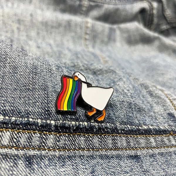 Witte Eend LGBT-vlagspeld