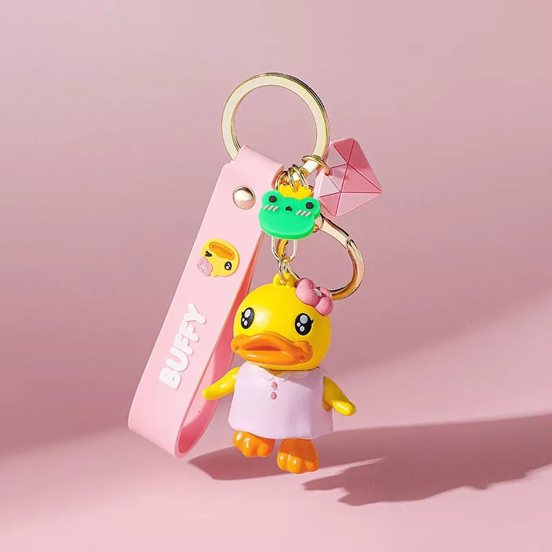 Pato Girl Keychain