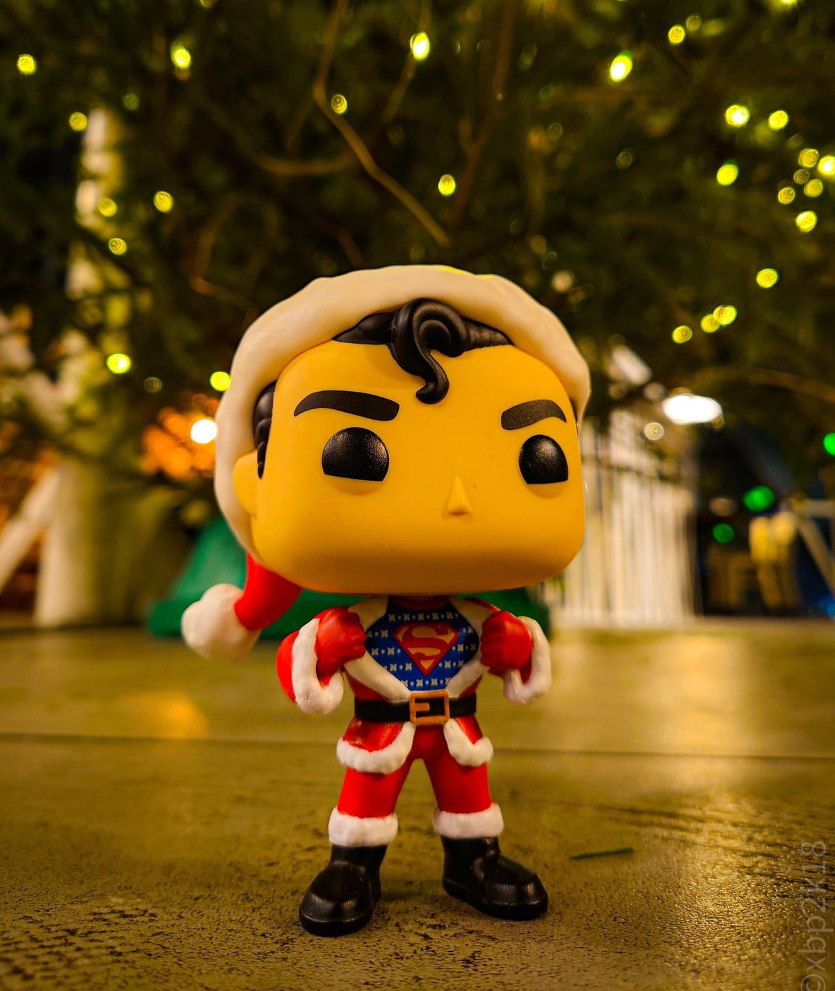 Superman in een kersttrui - DC Comics feestdagen