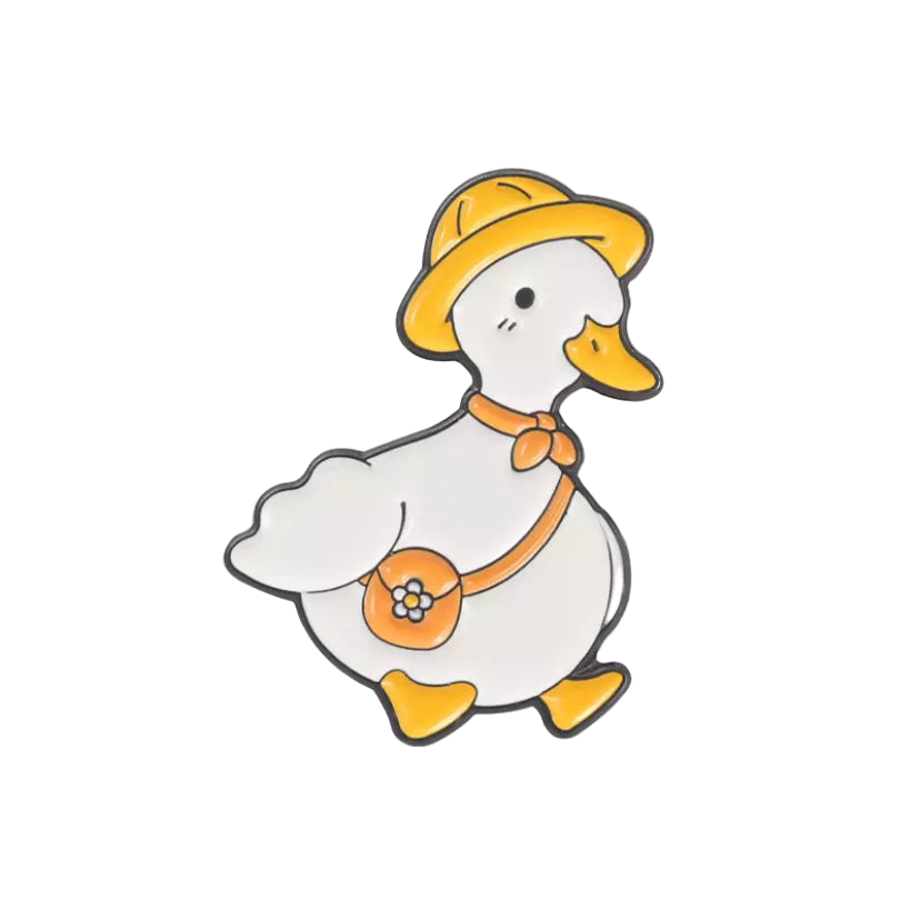 White Duck Schoolboy Pin