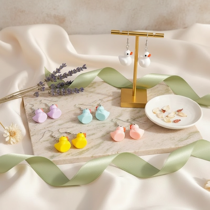 Boucles d'Oreilles Canard