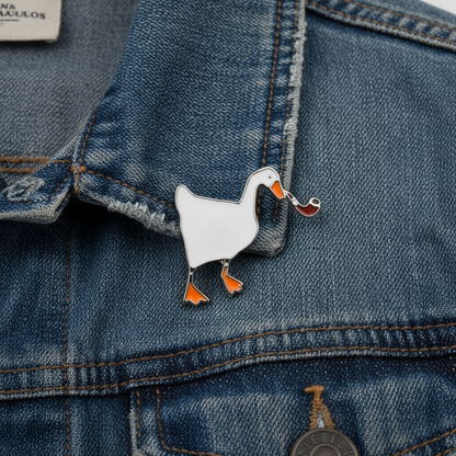 Pin's Canard Blanc Pipe