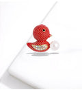 Broche Pato Vermelho