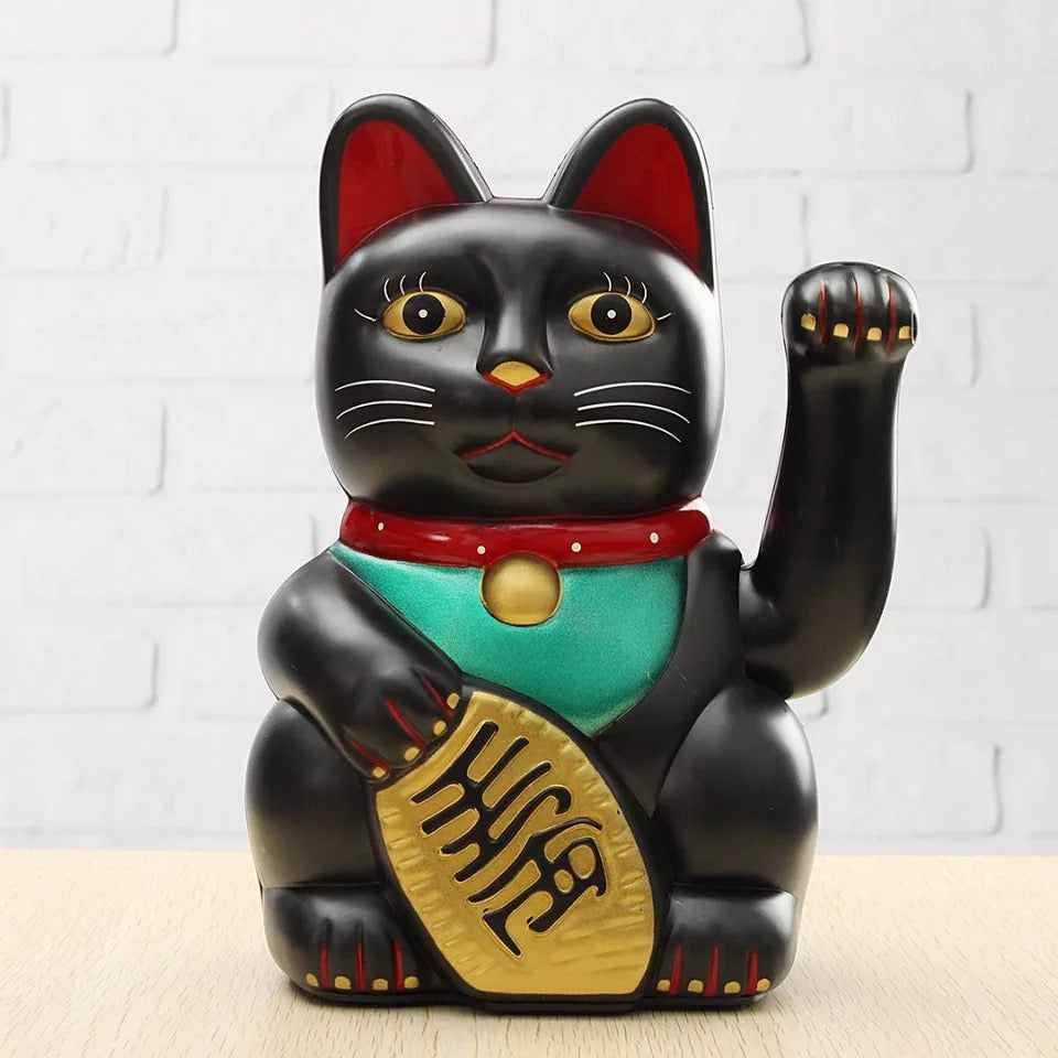 Chat Chanceux Noir Classique