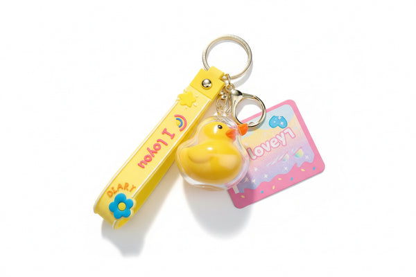 Porte Clés Canard Jaune en boîte – visuel produit