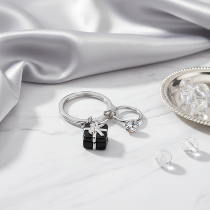 Llavero de compromiso Negro