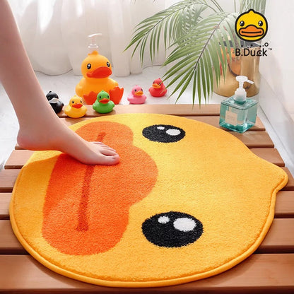 Alfombras de baño de pato amarillo