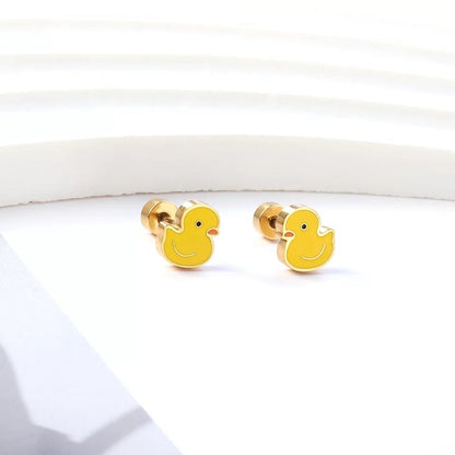 Pendientes Pato Amarillo