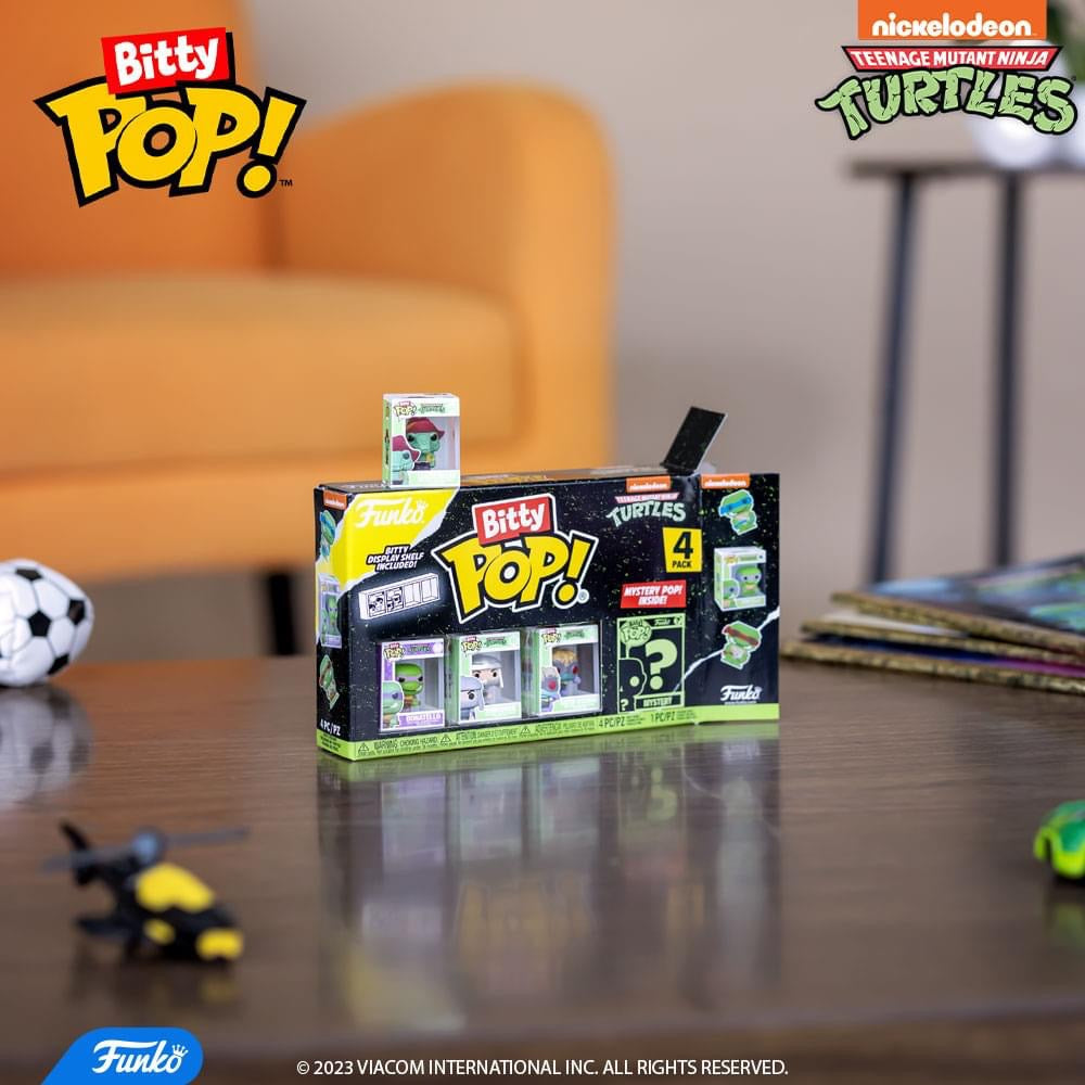 bitty pop teenage mutant ninja turtles 4 pack series 4