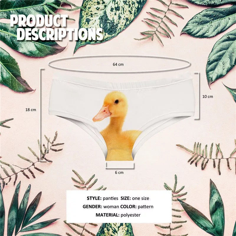 Yellow duck panties