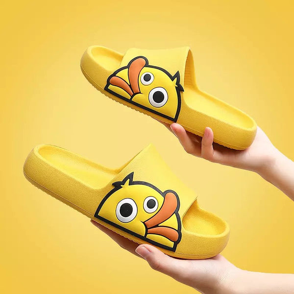Chinelo em forma de pato