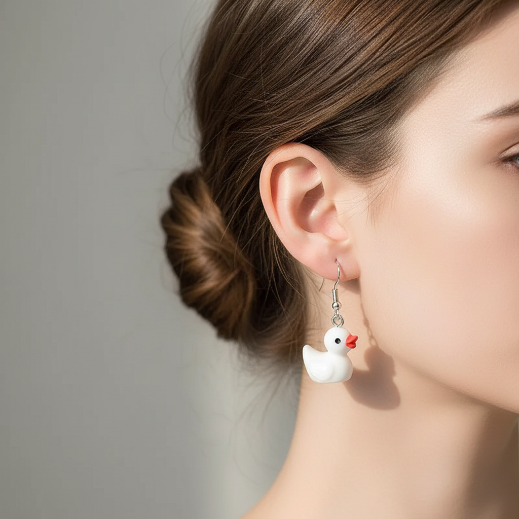 Boucles d'Oreilles Canard