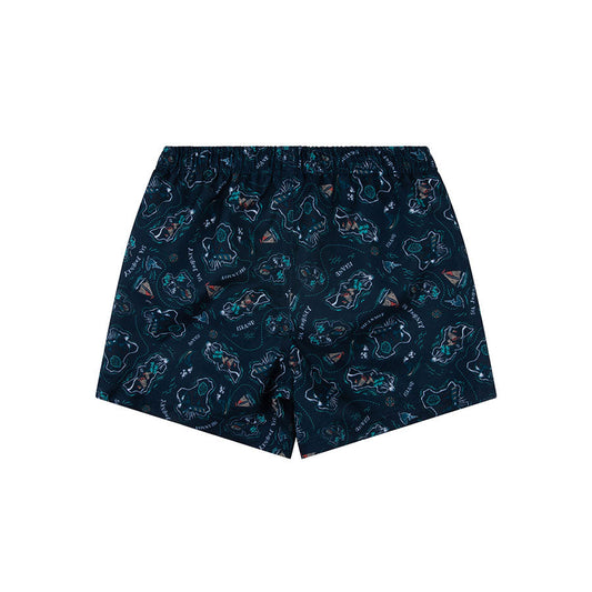 Swim Shorts - Dark Blue - Islands