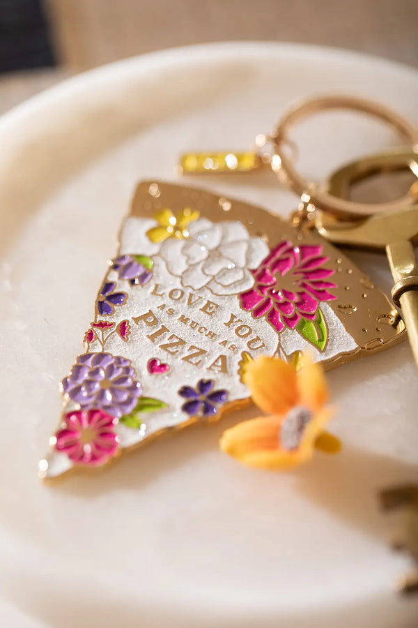 As much as pizza - Keychain