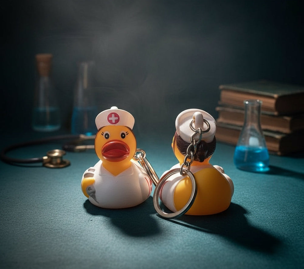 Llavero Pato Enfermera