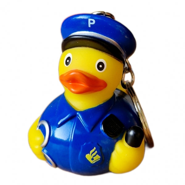 Porta-chaves de Pato da Polícia