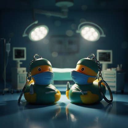 Surgeon Duck Keychain