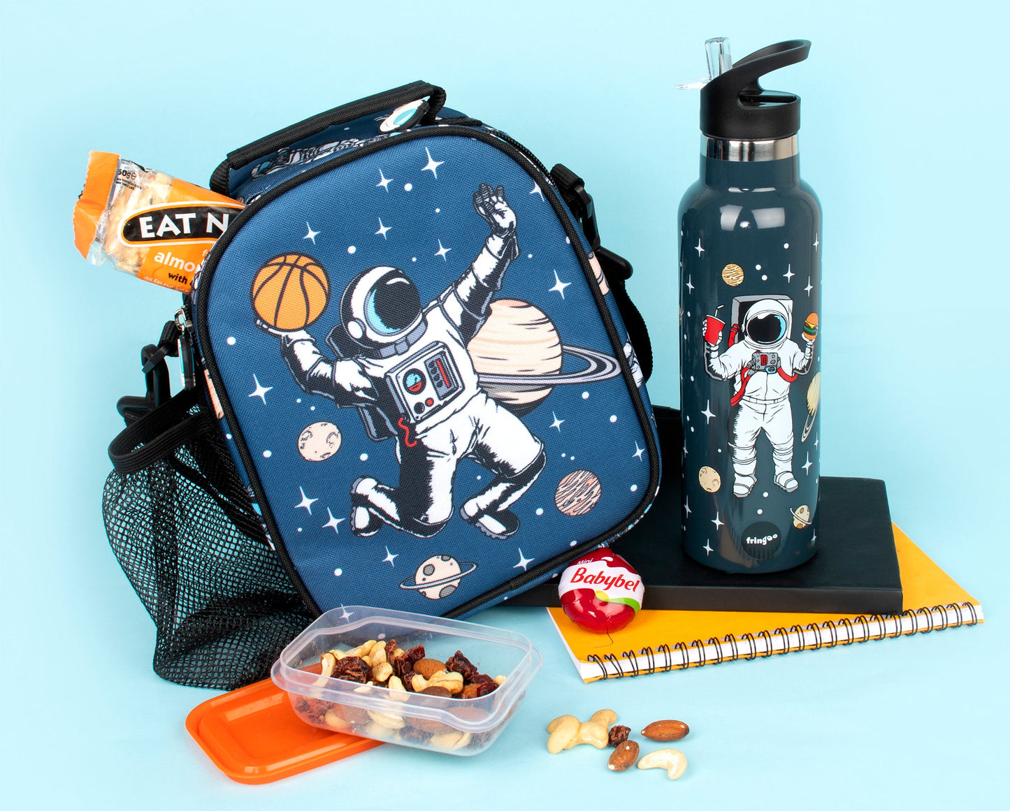 Gourde en acier inoxydable avec paille 600ml – Astronaut