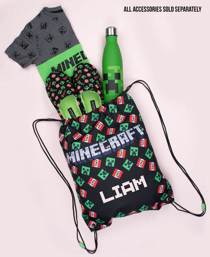 Minecraft Chaussons – noir Pattern