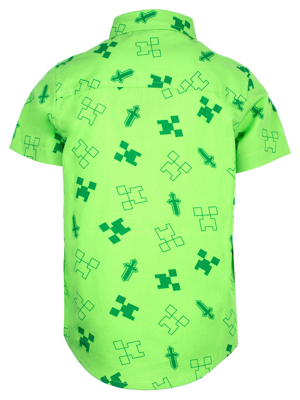 T-shirt Minecraft – Short Sleeve vert Shirt