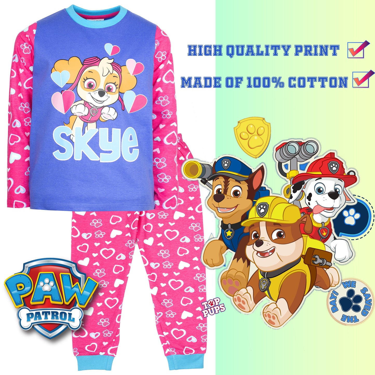 Pat’ Patrouille Pyjama with Skye