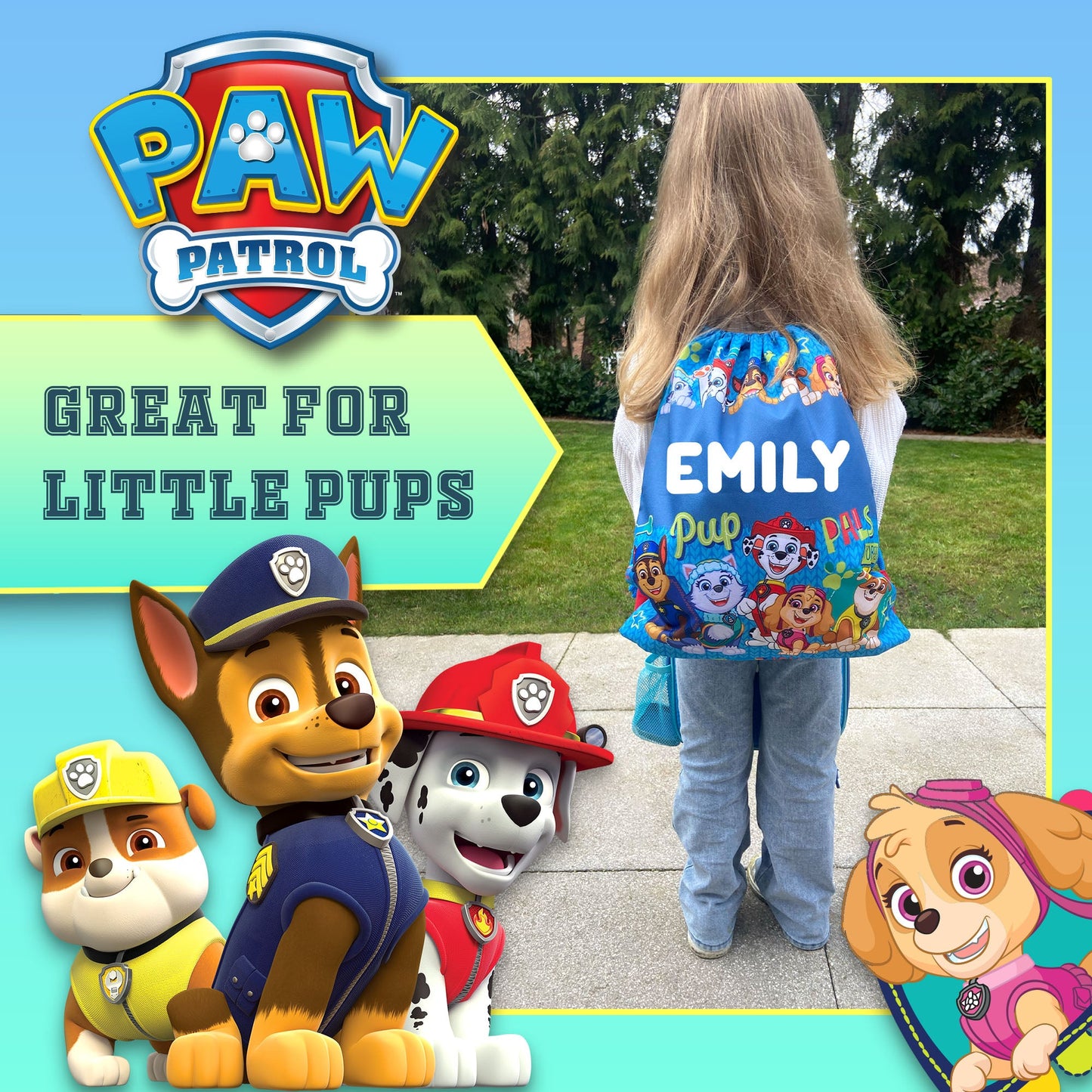 Sac à cordon – Paw Patrol for