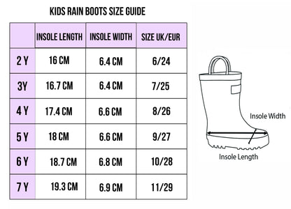 Bottes de pluie – licorne