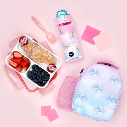 Flip Top Gourde 600ml – licorne Sky